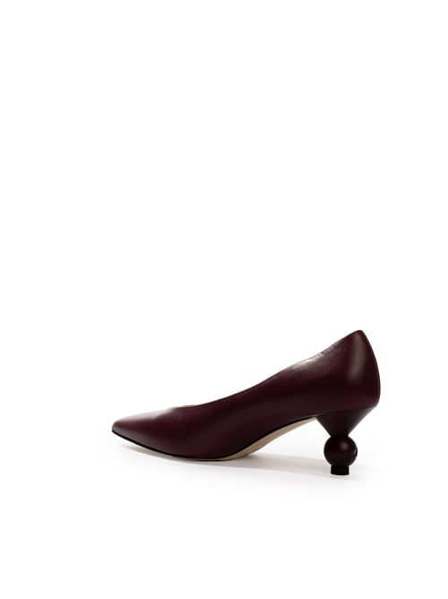 Decollete' in montone nappato Rosso Viola WEEKEND MAX MARA | 2525526114600004